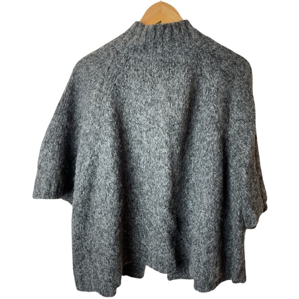 Cambridge Dry Goods Women's Gray Short Sleeve Open Cardigan Sweater Size 3X - Picture 4 of 6